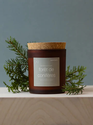 Bougie de soja - Forêt de conifères