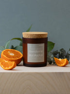 Bougie de soja - Mandarine et eucalyptus