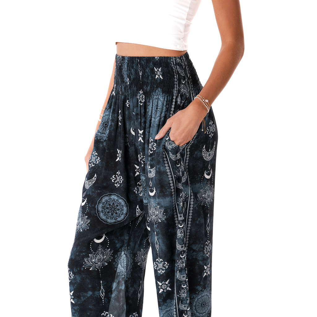 Pantalon Harem - Lotus minuit