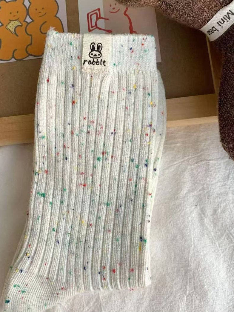 Chaussettes côtelées