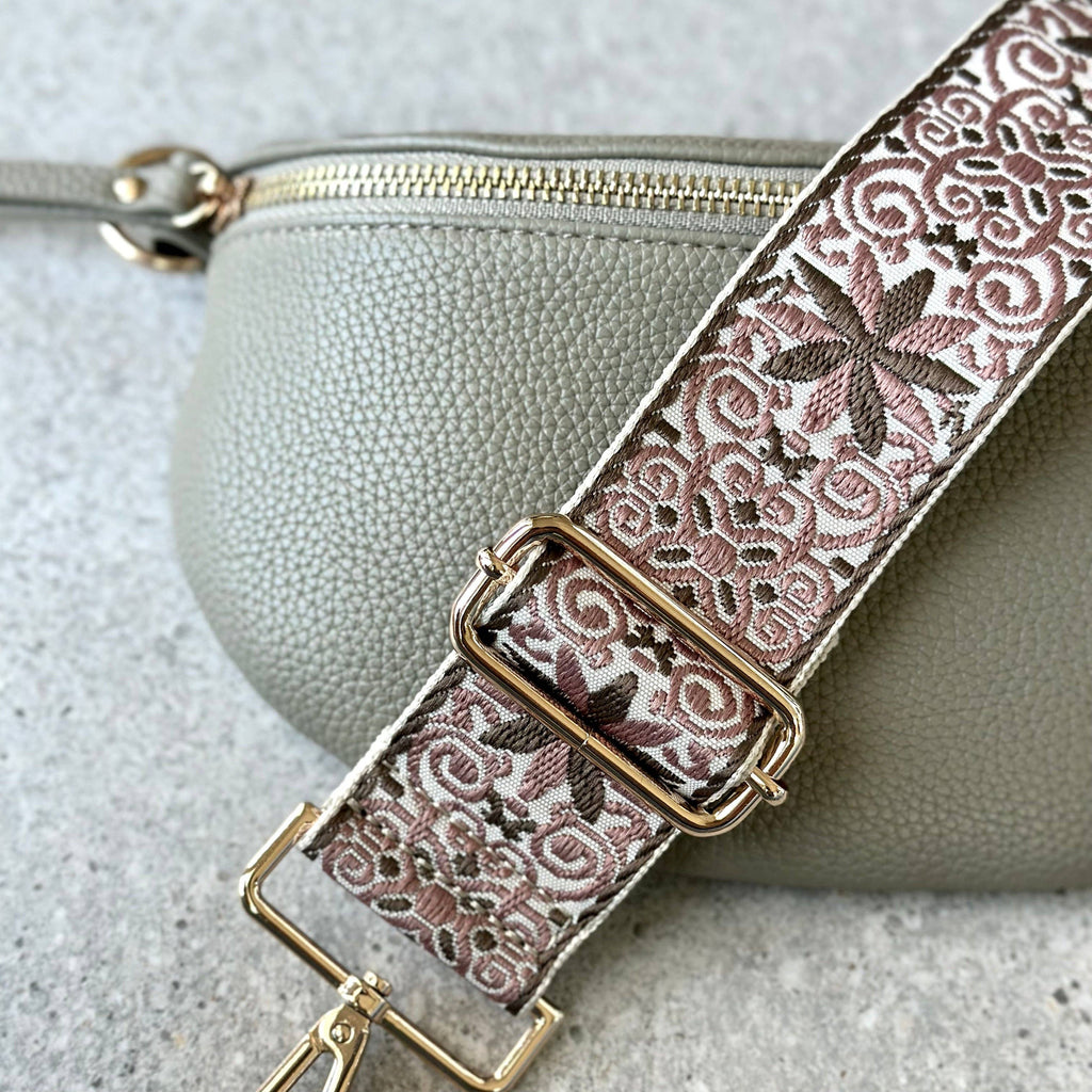 Sangle de sac Rose Antique