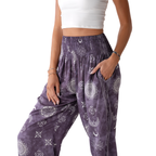 Pantalon Harem - Lotus prune