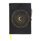 Carnet Astrologie avec stylo obsidienne noire