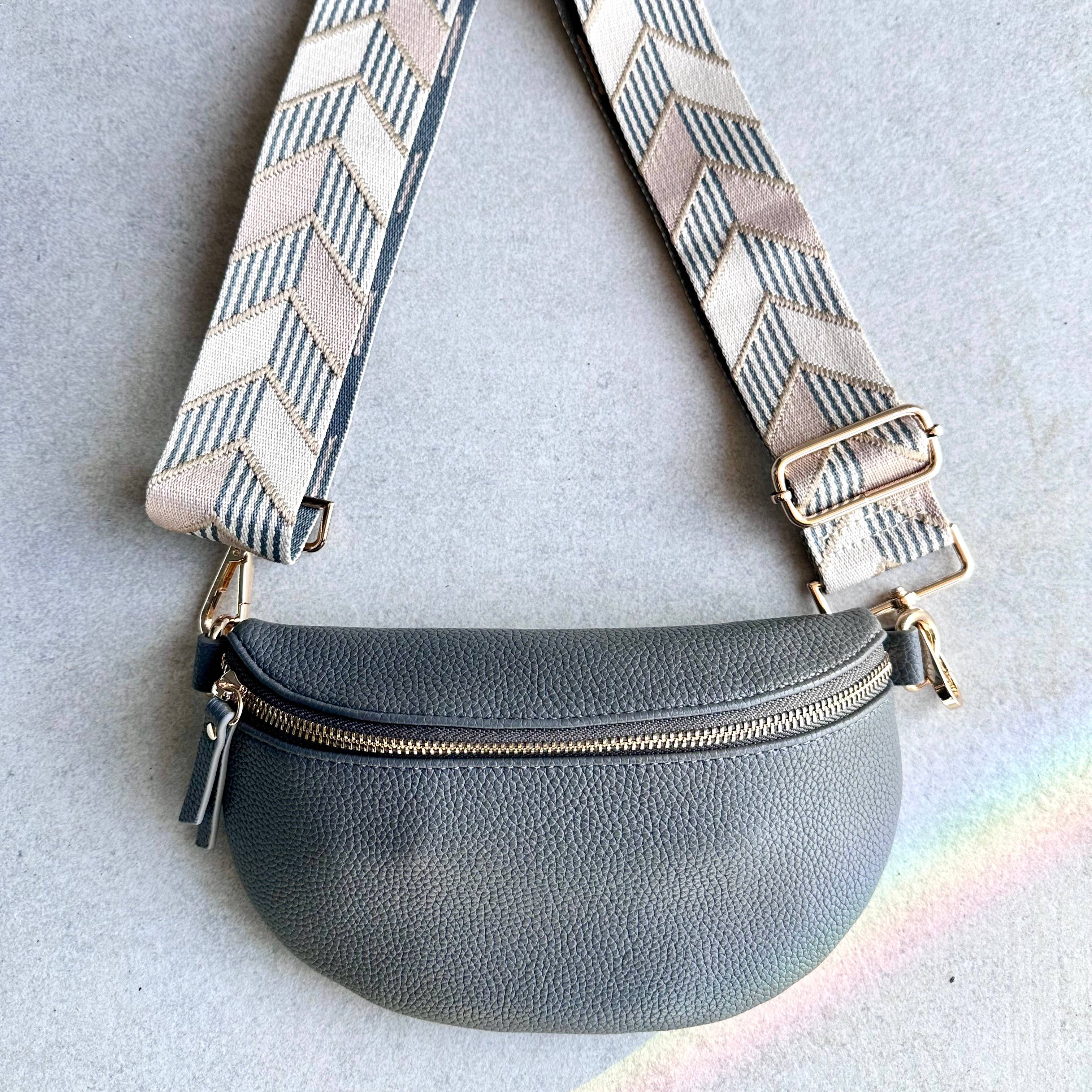 Sac en cuir vegan - Anthracite