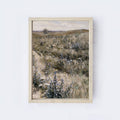 Impression encadrée vintage | Desert fleuri