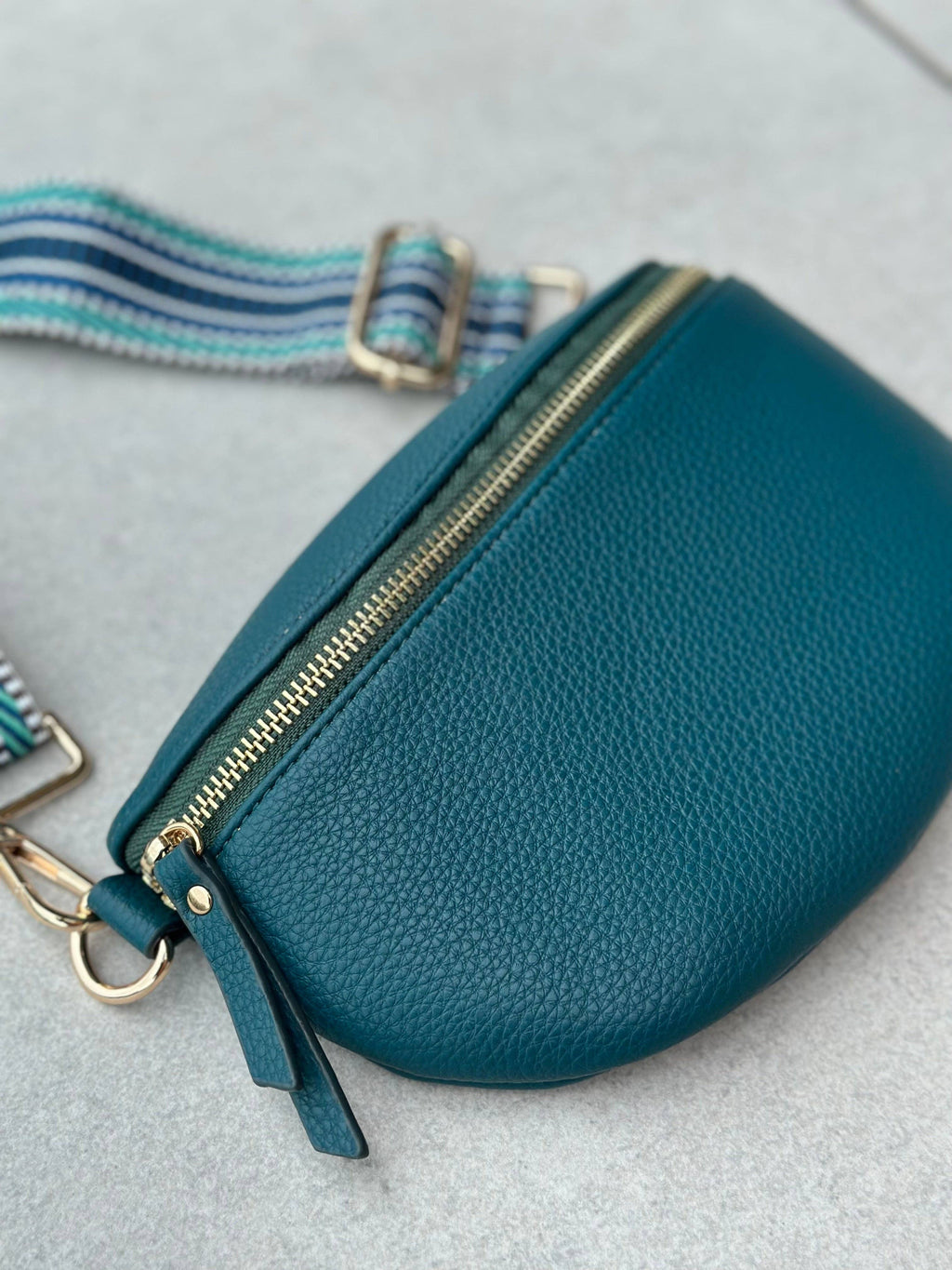 Sac en cuir vegan - Turquoise