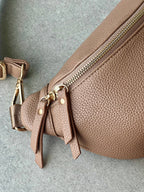 Sac en cuir vegan Grand format - Beige