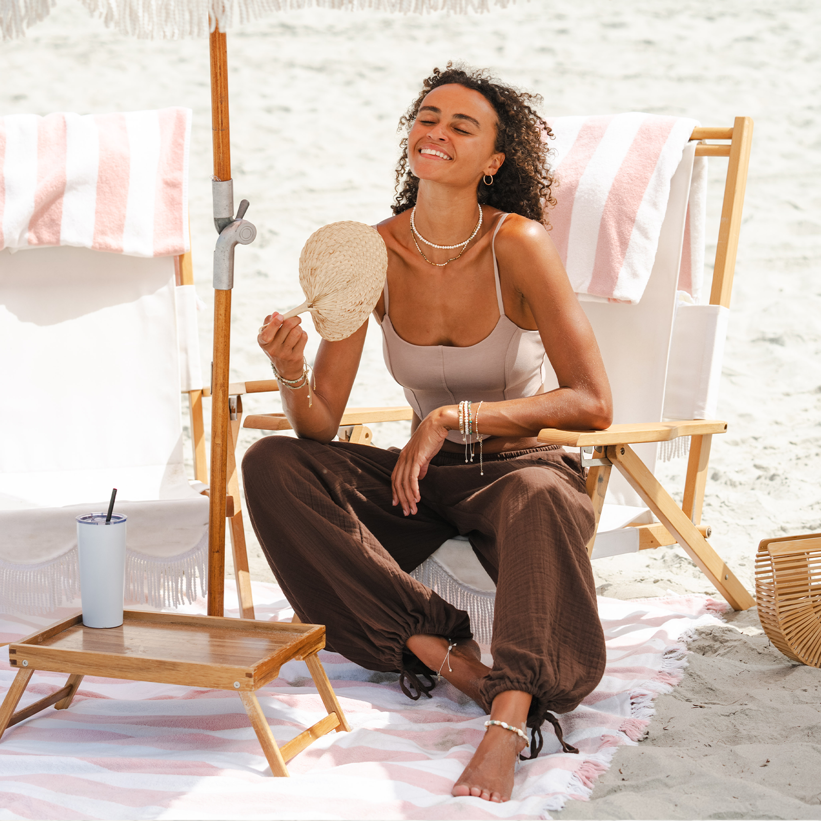 Pantalon coton Cargo - Espresso