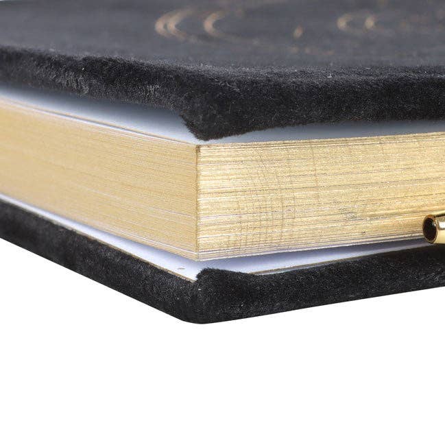 Carnet Astrologie avec stylo obsidienne noire