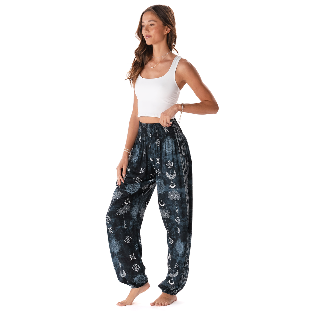 Pantalon Harem - Lotus minuit