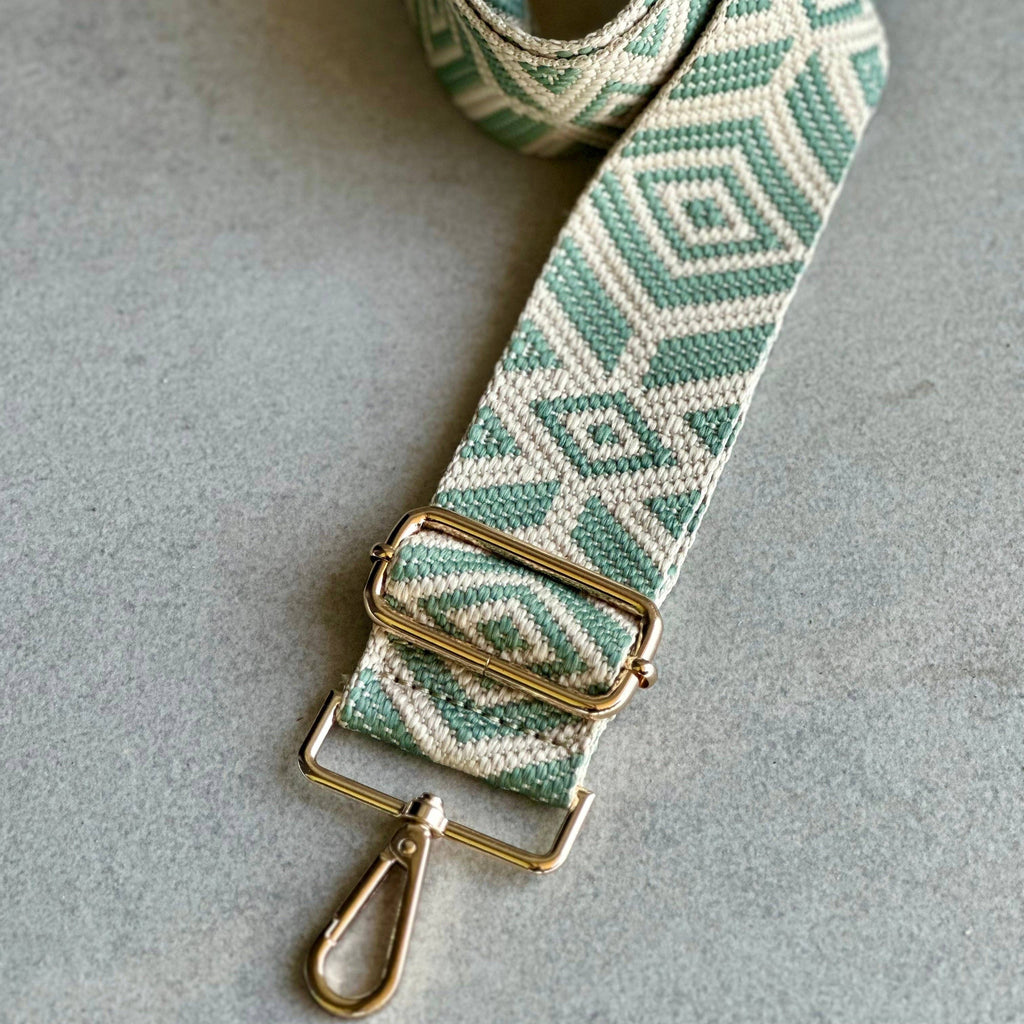 Sangle de sac Diamant - Turquoise