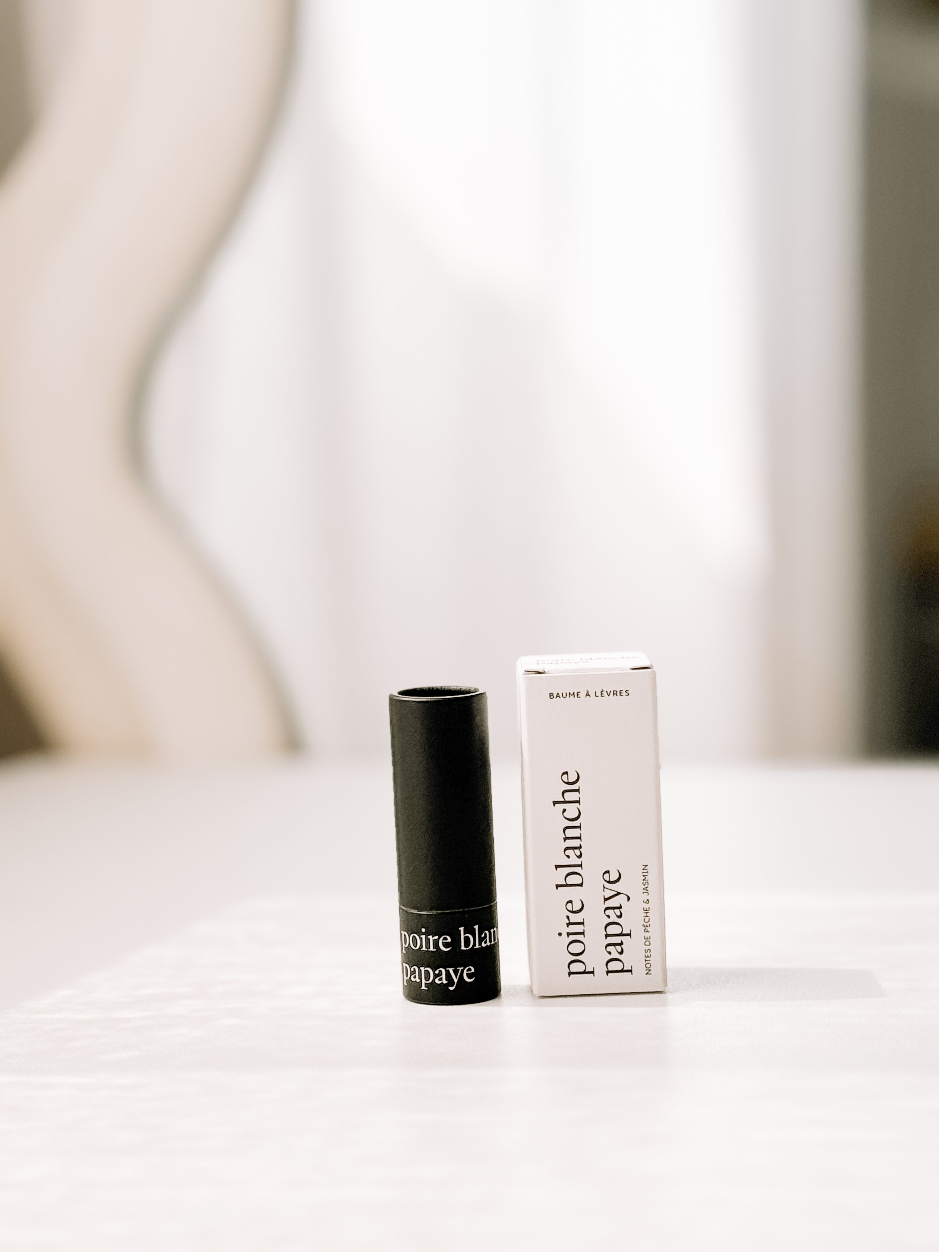 Baume à lèvres - Poire blanche papaye