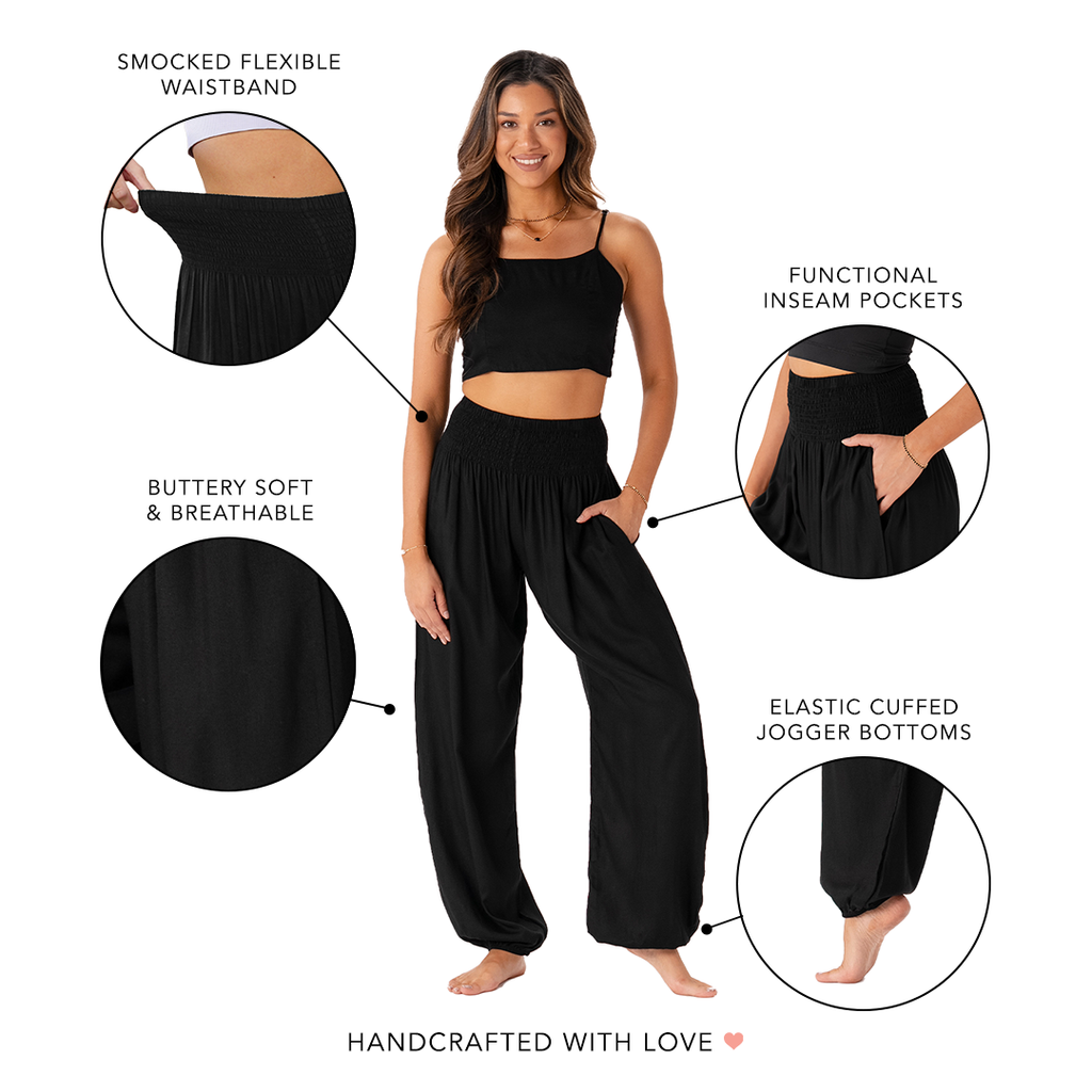 Pantalon Harem - Noir