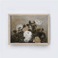 Impression encadrée vintage | Peinture de fleurs