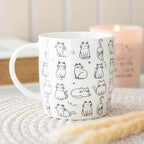 Tasse à motif de chats