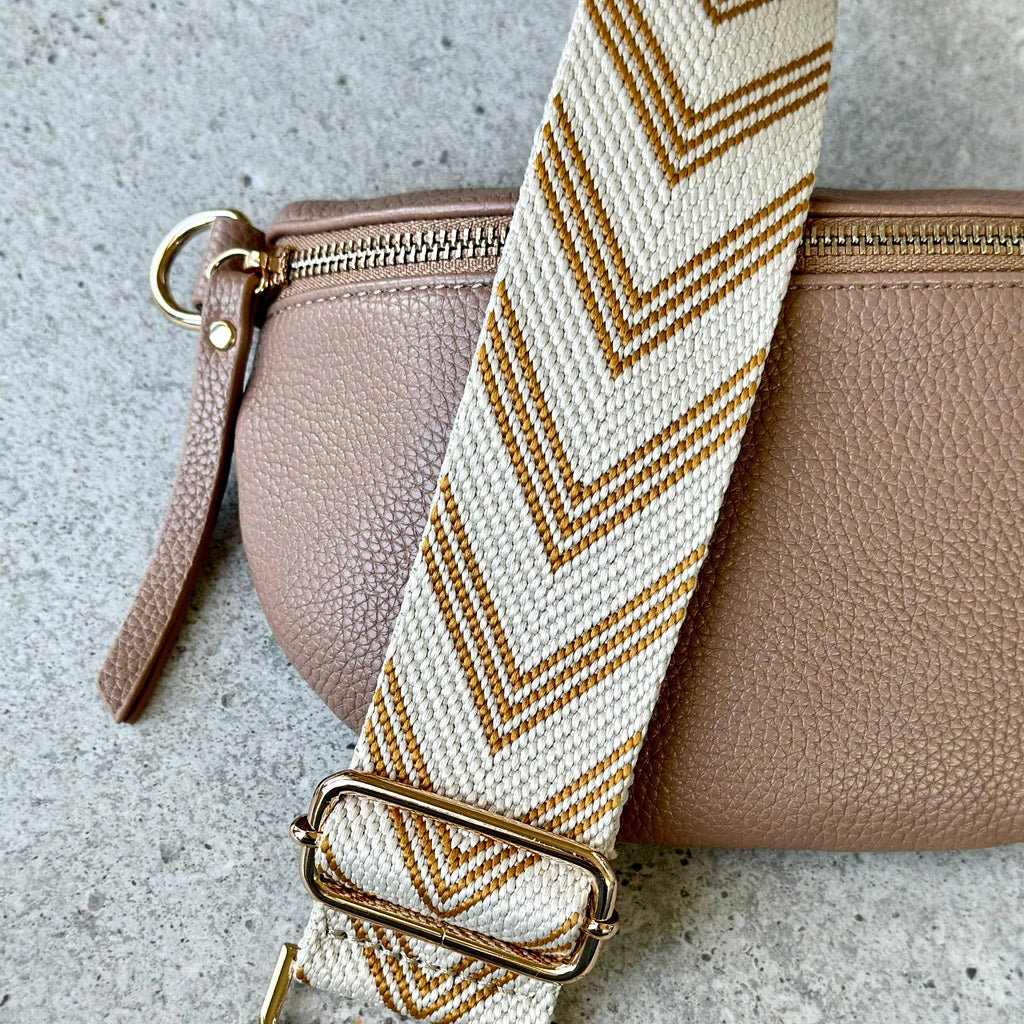 Sangle de sac Chevron - Moutarde
