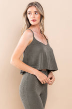 Camisole en tricot côtelé