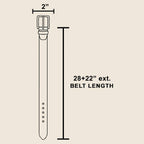 Ceinture concho ovale gravé de fleurs