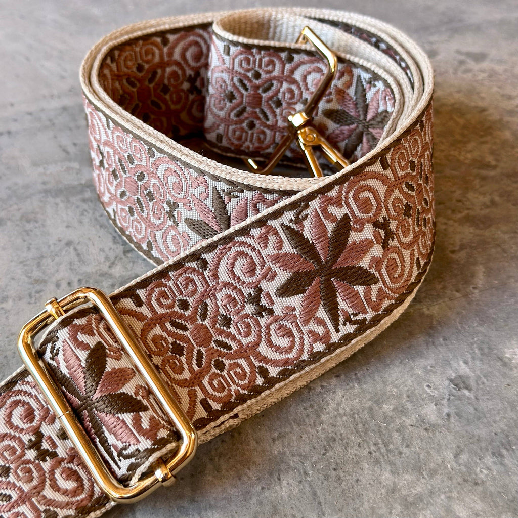 Sangle de sac Rose Antique