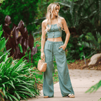 Pantalon coton Cabana - Sauge