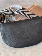 Sangle de sac Chevron noire