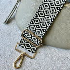 Sangle de sac Noir et Crème