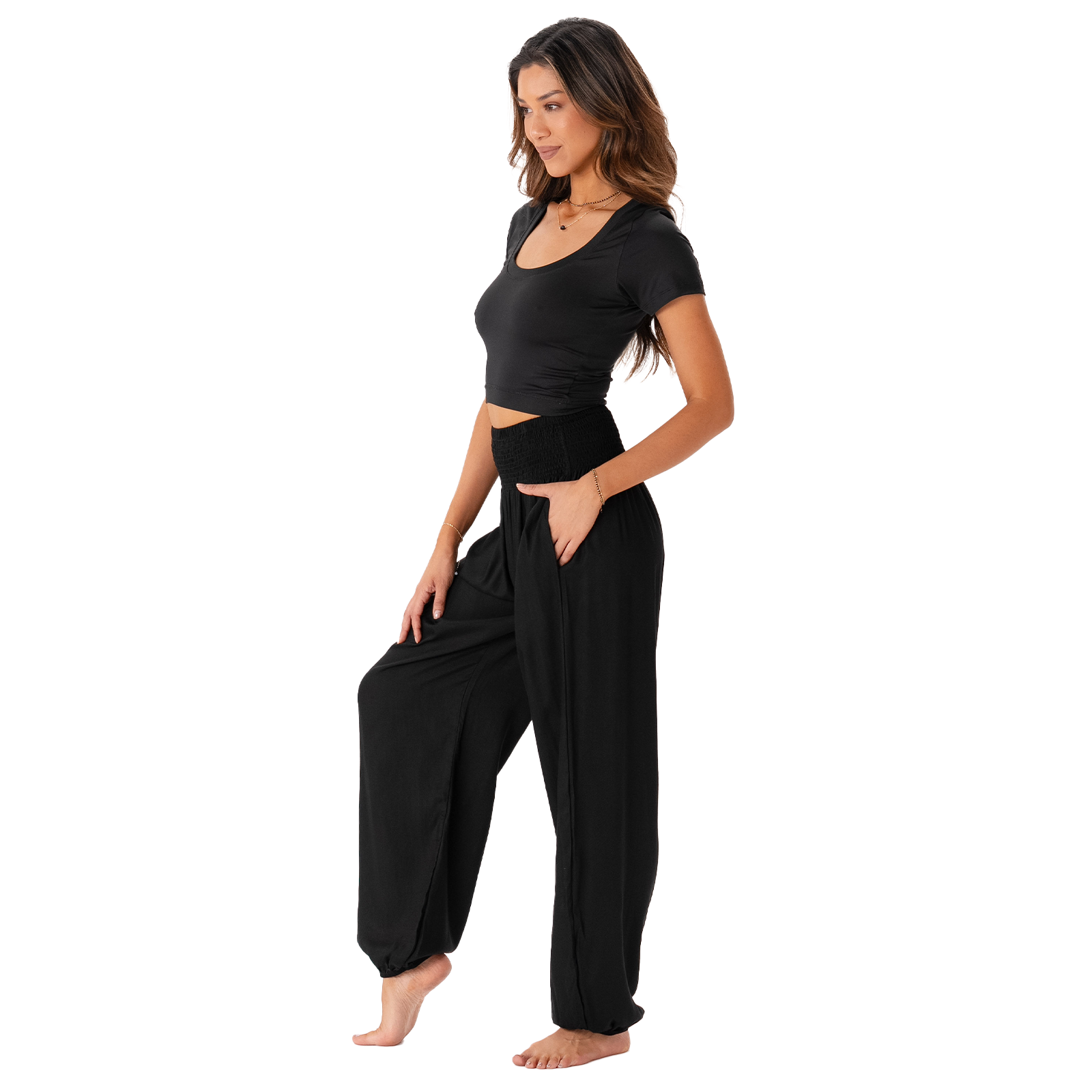 Pantalon Harem - Noir