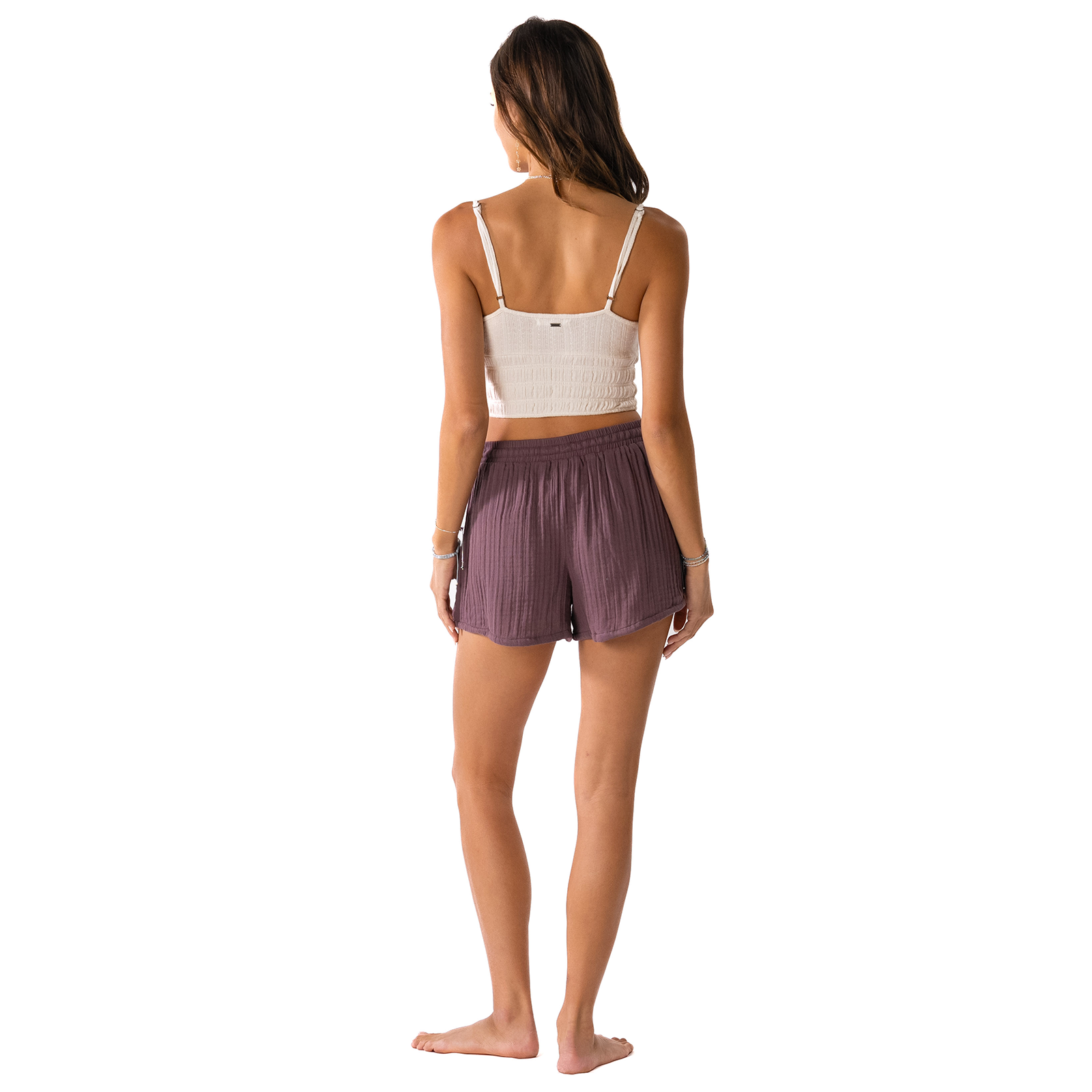 Shorts coton Cabana - Prune