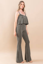 Camisole en tricot côtelé