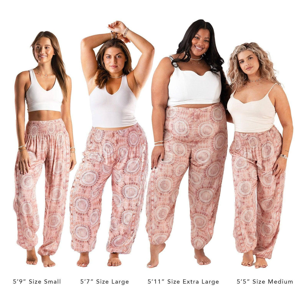 Pantalon Harem - Corail