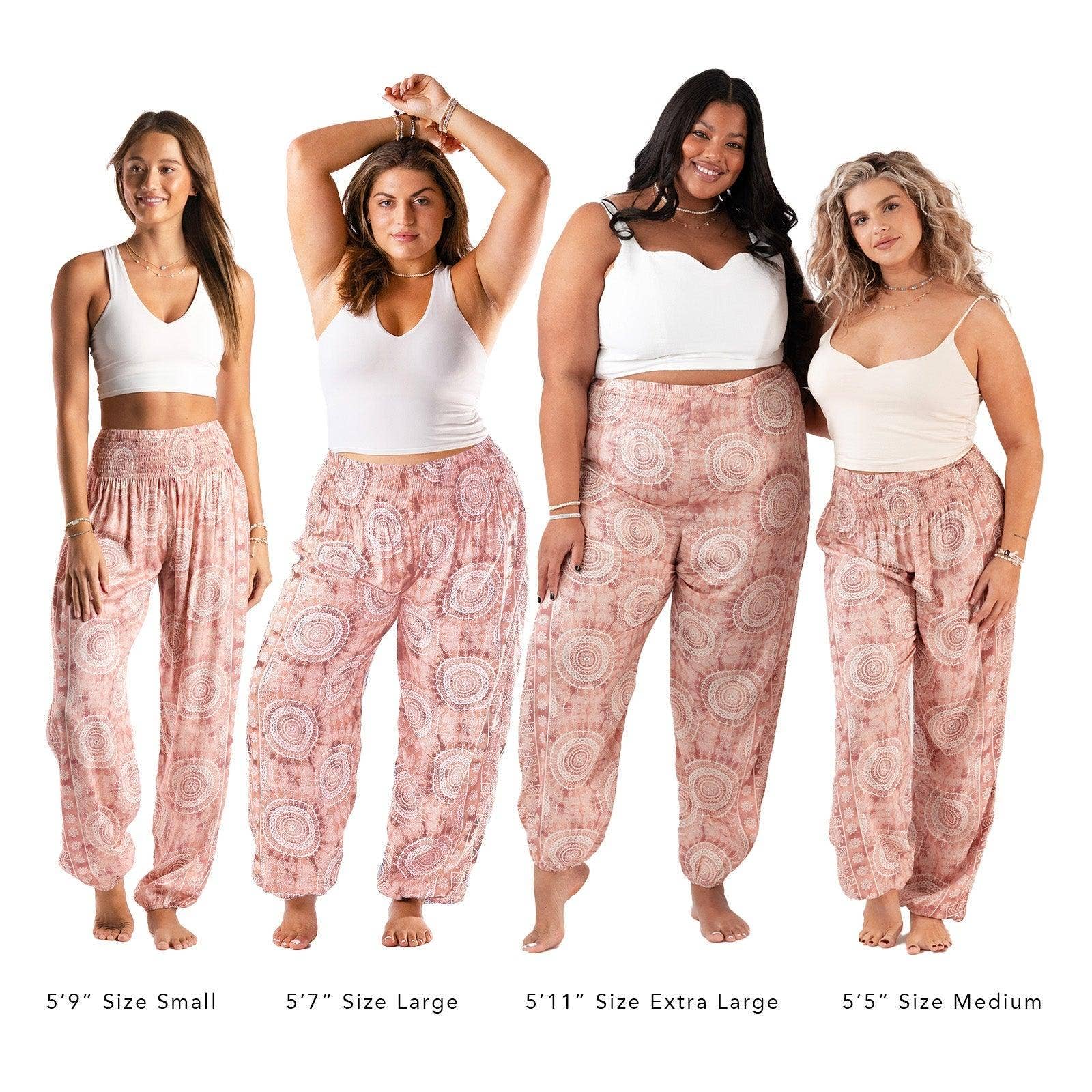 Pantalon Harem - Corail