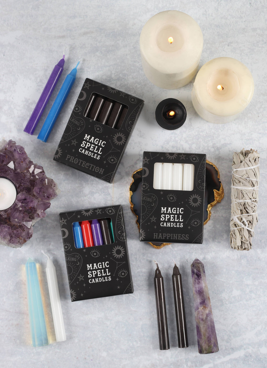 Bougies Sortilèges Multi-Couleurs