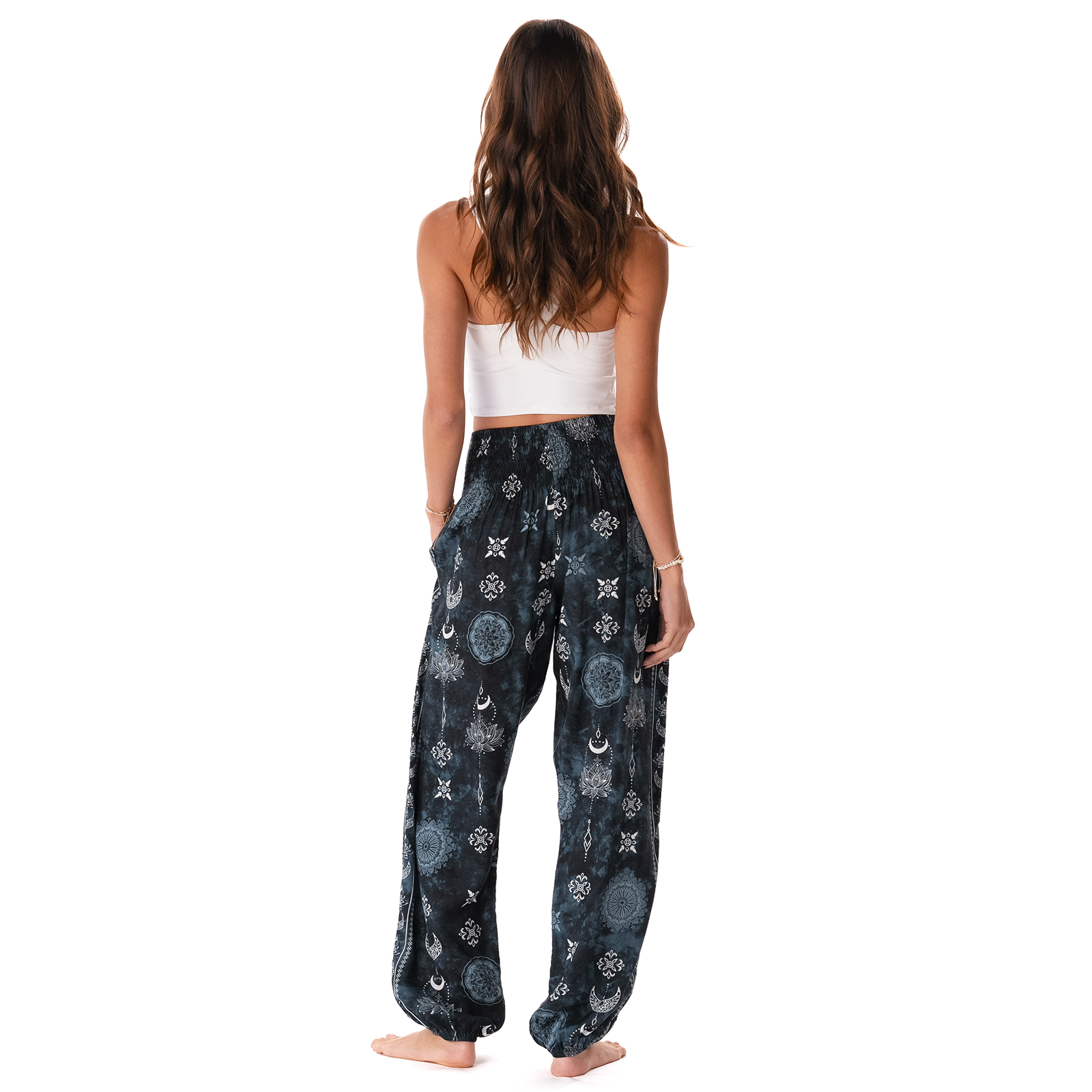 Pantalon Harem - Lotus minuit