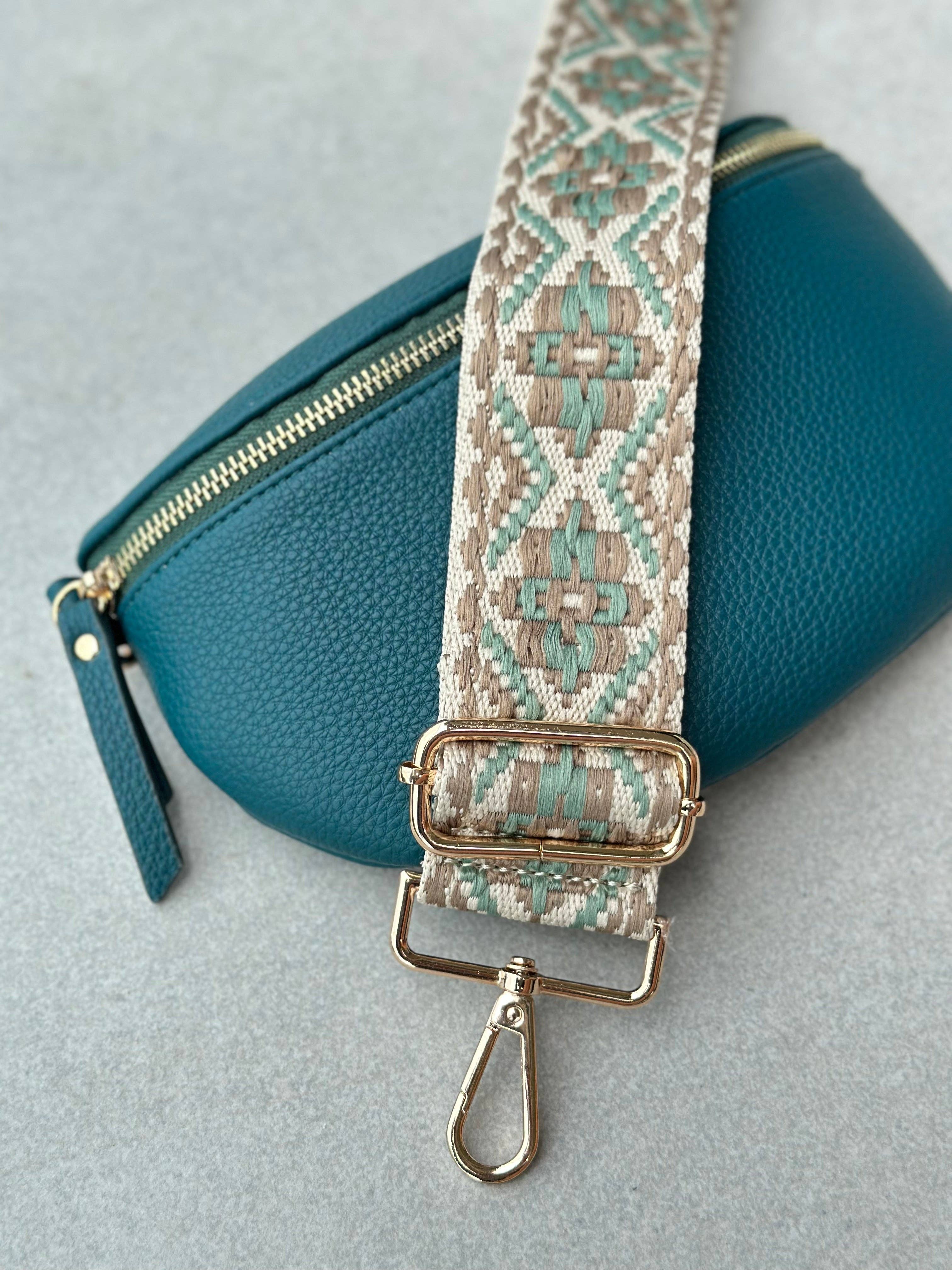 Sac en cuir vegan - Turquoise