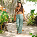 Pantalon coton Cabana - Sauge