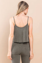 Camisole en tricot côtelé