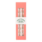 Ensemble de 3 bougies imprimées tulipes