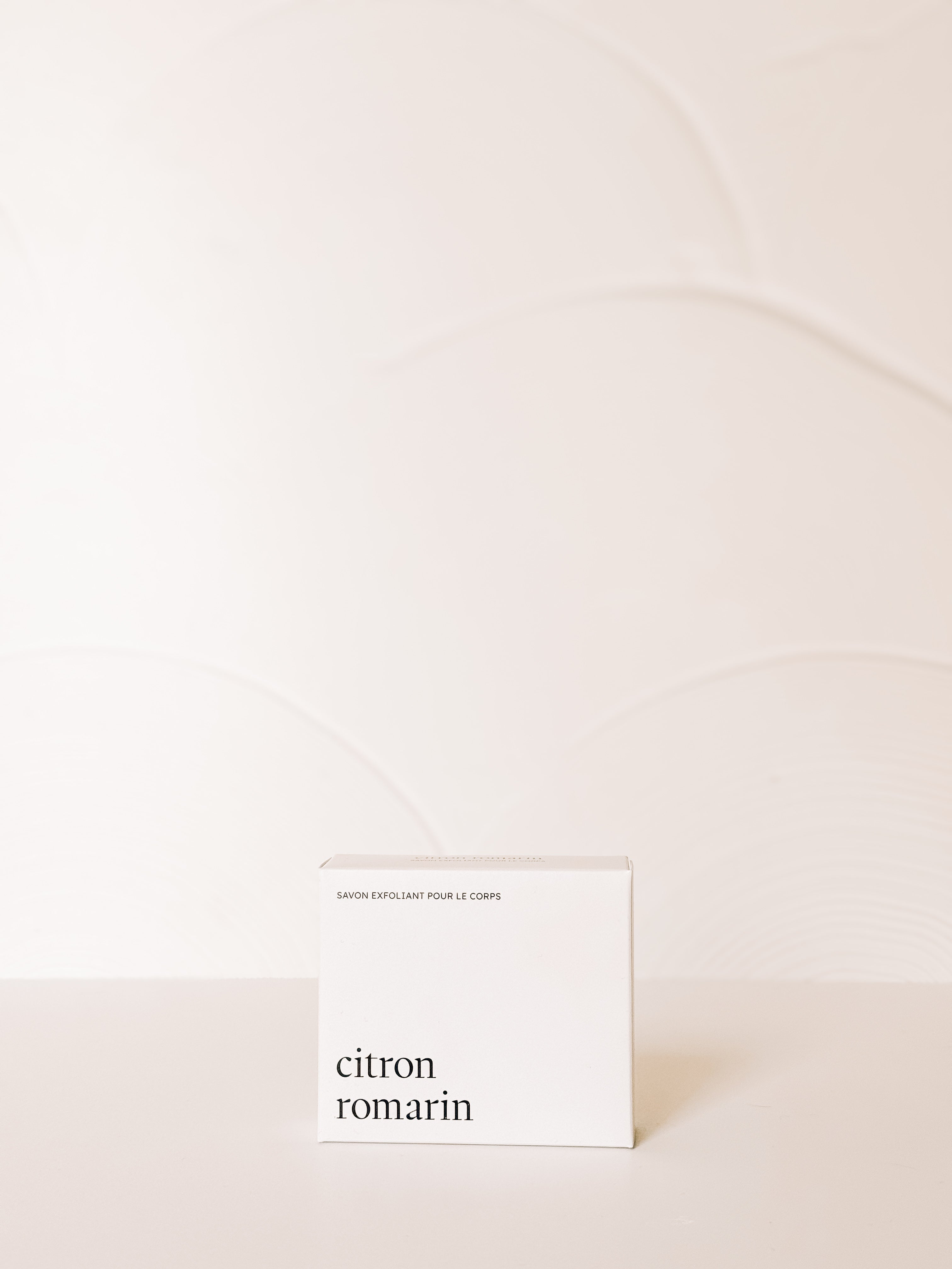 Savon pour le corps - Exfoliant - Citron et romarin