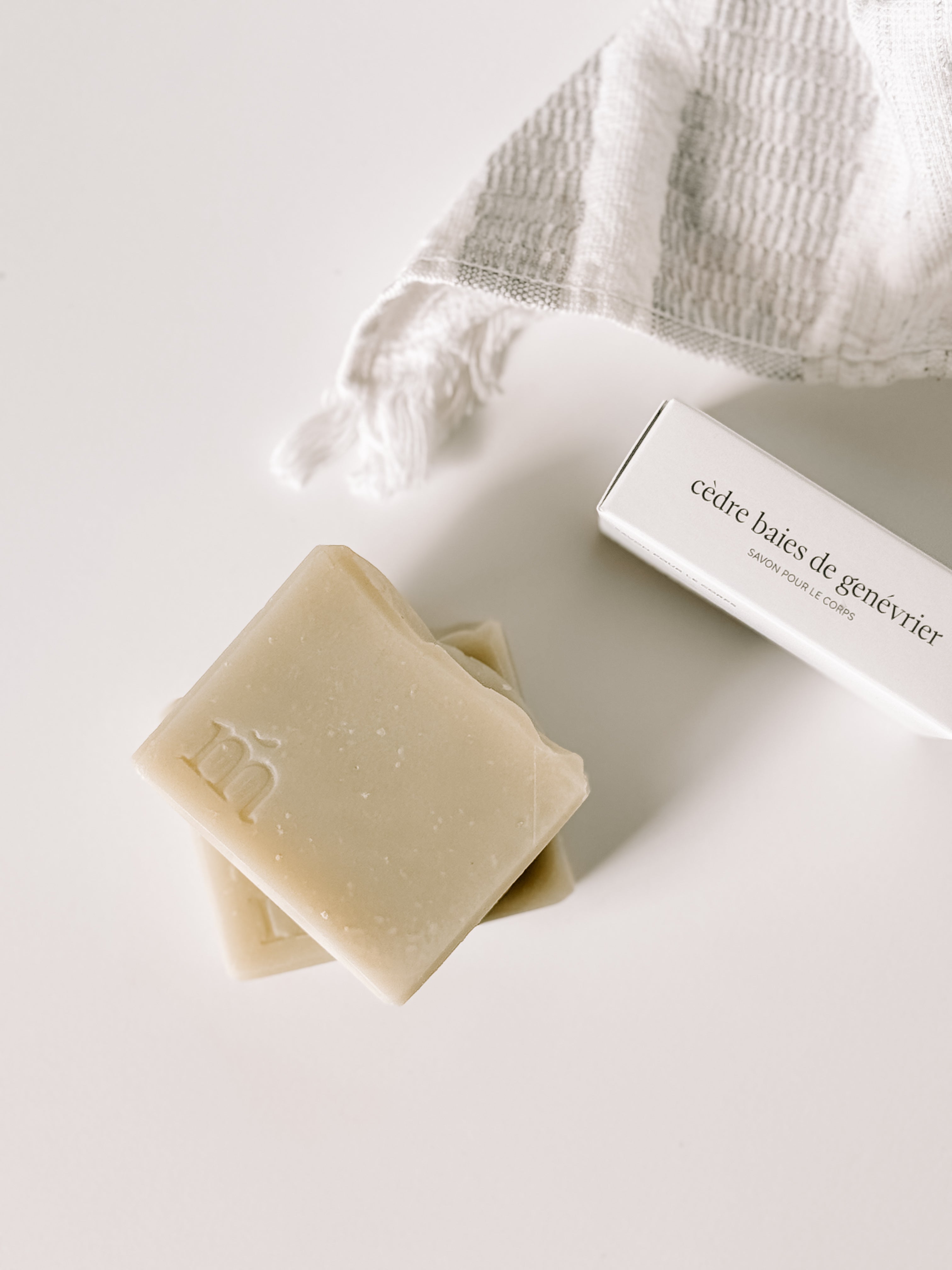 Savon pour le corps - Cèdre baies de genévrier