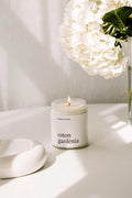 Chandelle de soya - Coton gardénia
