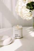 Chandelle de soya - Coton gardénia