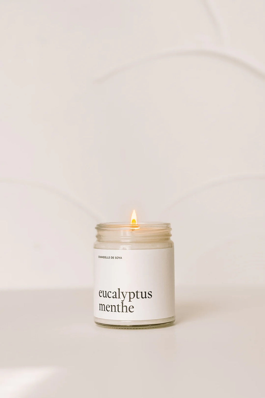 Chandelle de soya Huile essentielle - Eucalyptus menthe