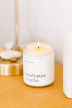 Chandelle de soya Huile essentielle - Eucalyptus menthe