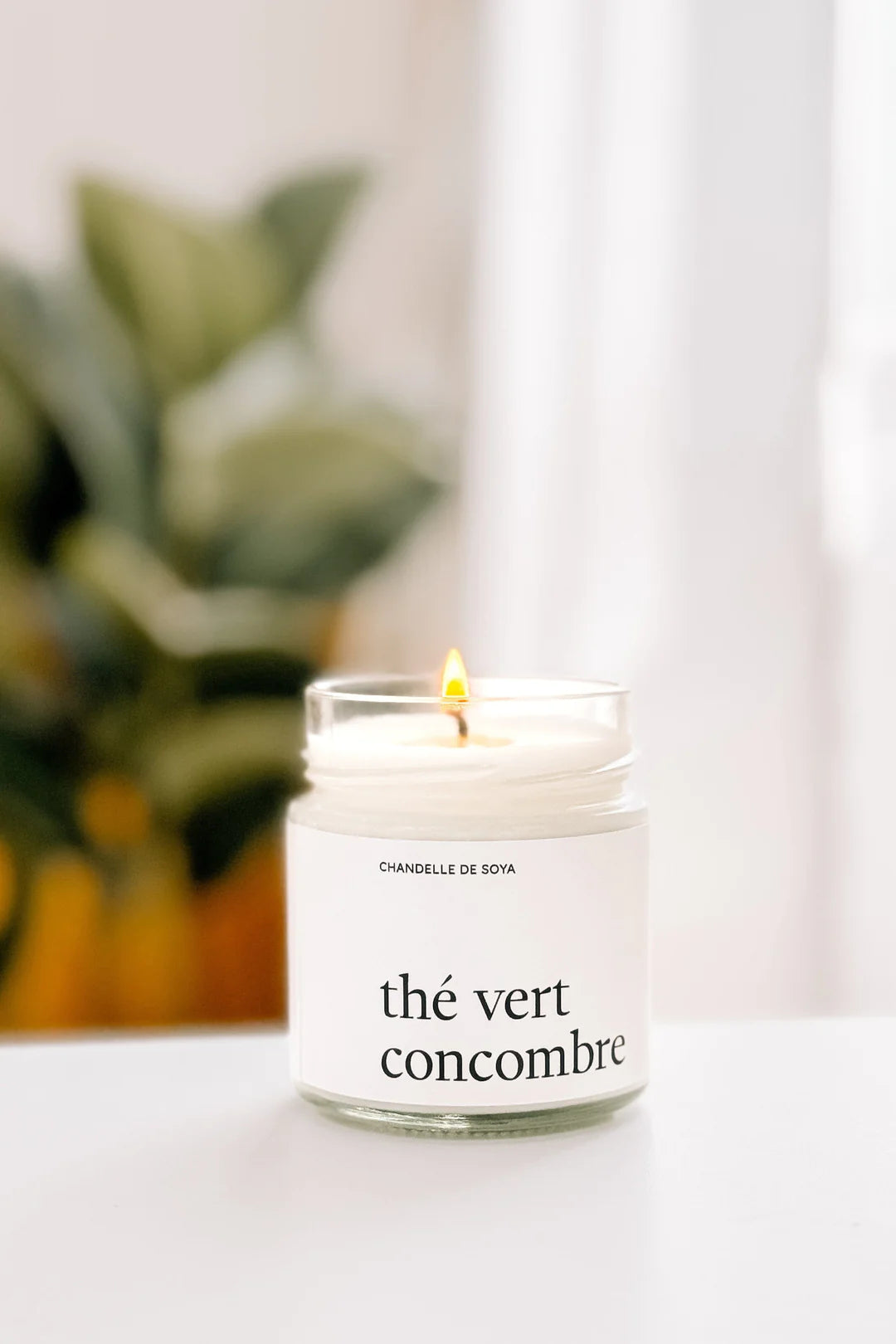 Chandelle de soya - Thé vert concombre