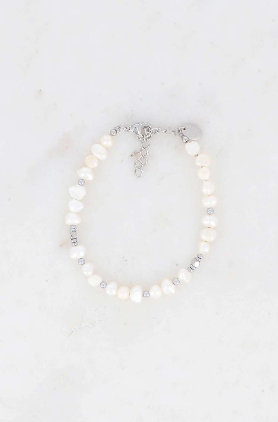 Bracelet Esmée Argenté - perles d'eau douce