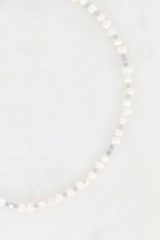 Collier Esmée Argenté - perles d'eau douce