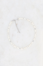 Collier Esmée Argenté - perles d'eau douce