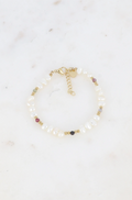 Bracelet Océane - perles d'eau douce et pierres naturelles