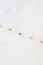 Bracelet Océane - perles d'eau douce et pierres naturelles