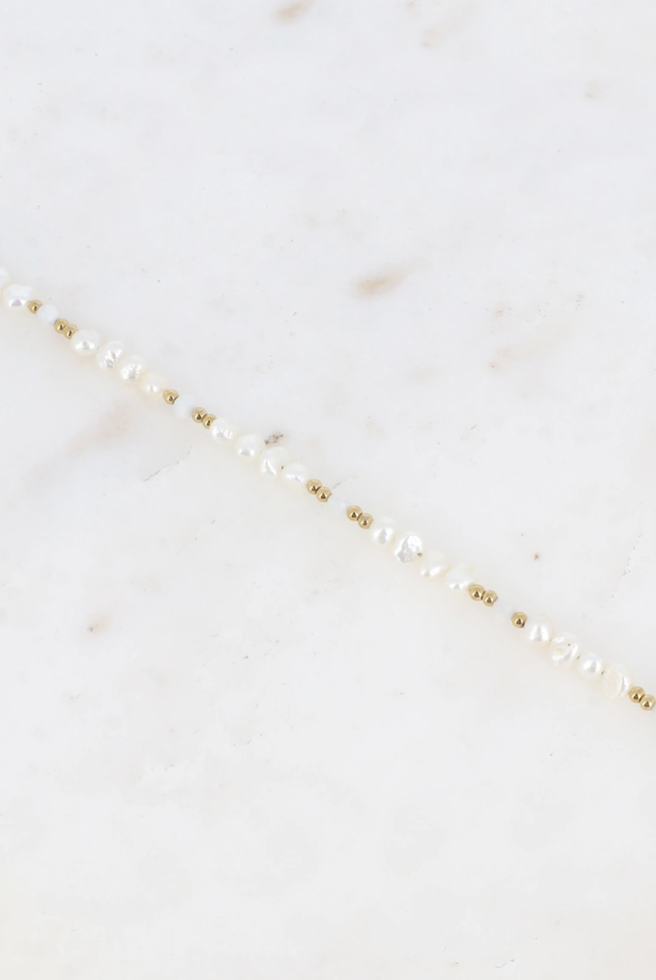 Bracelet Océane - perles d'eau douce et pierres naturelles